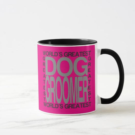 Weltbester HundeGroomer Tasse (Rechts)