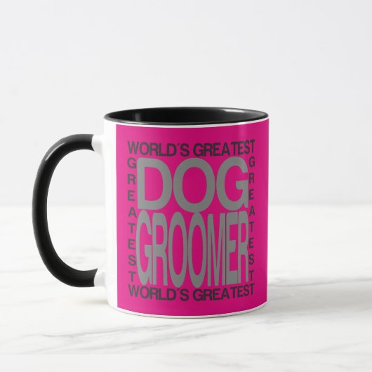 Weltbester HundeGroomer Tasse (Links)