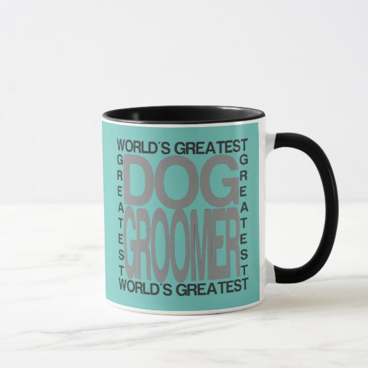 Weltbester HundeGroomer Tasse (Rechts)