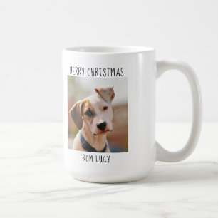 Weltbester Hundepapa - Weihnachtsfoto Kaffeetasse