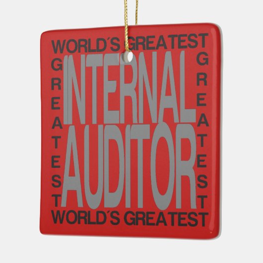 Weltbester Interner Prüfer Keramikornament (Links)