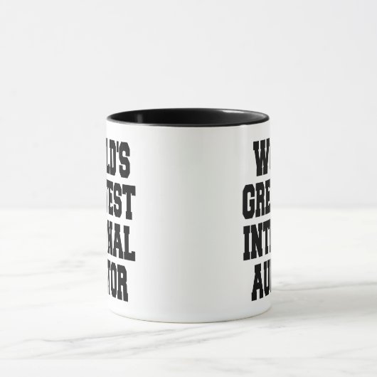 Weltbester Interner Prüfer Tasse (Zentrum)