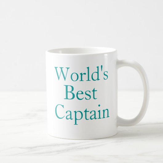Weltbester Kapitän Kaffeetasse (Rechts)