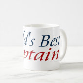 Weltbester Kapitän Kaffeetasse (VorderseiteRechts)