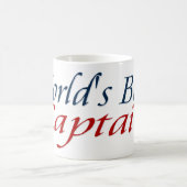 Weltbester Kapitän Kaffeetasse (Mittel)