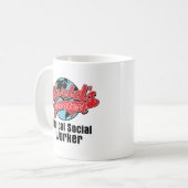 Weltbester klinischer Sozialarbeiter Kaffeetasse (Vorderseite Links)