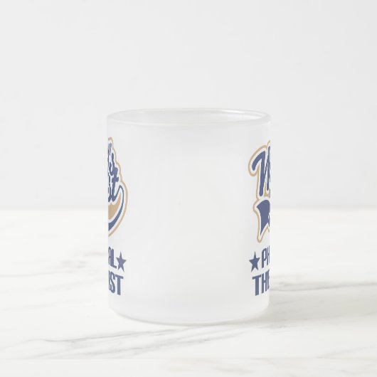 Weltbester körperlicher Therapeut Mattglastasse (Mittel)