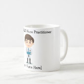 Weltbester Krankenpfleger, Brünette Männer Kaffeetasse (VorderseiteRechts)