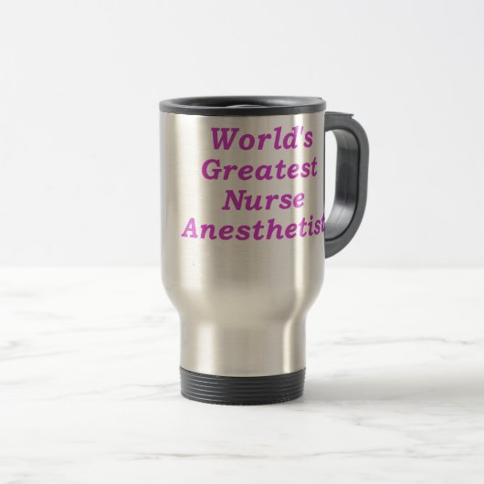 Weltbester KrankenschwesterAnesthetist Reisebecher (VorderseiteRechts)