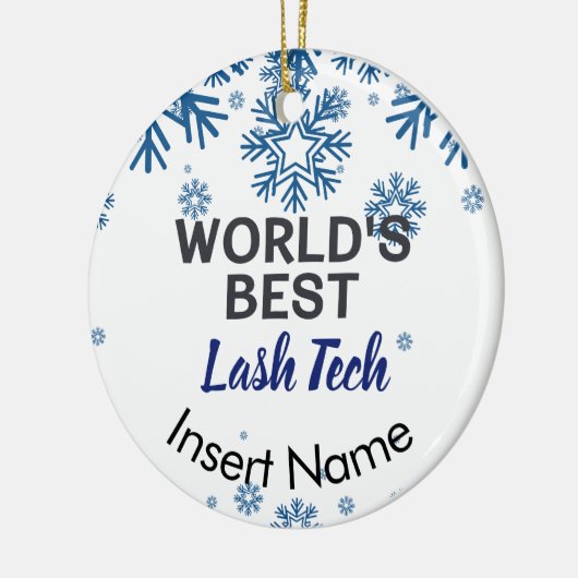 Weltbester Lasertechniker Keramik Ornament (Links)