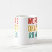 Weltbester Läufer Lustiger Lauf Kaffeetasse (Mittel)