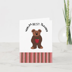 Weltbester Lehrer Feiertagskarte