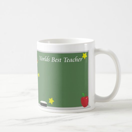 Weltbester Lehrer Kaffeetasse (Rechts)