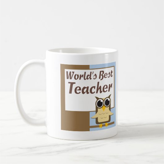 Weltbester Lehrer Kaffeetasse (Links)