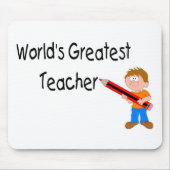 Weltbester Lehrer Mousepad (Vorne)