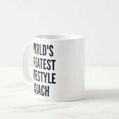 Weltbester Lifestyle-Coach Kaffeetasse (Vorderseite Links)