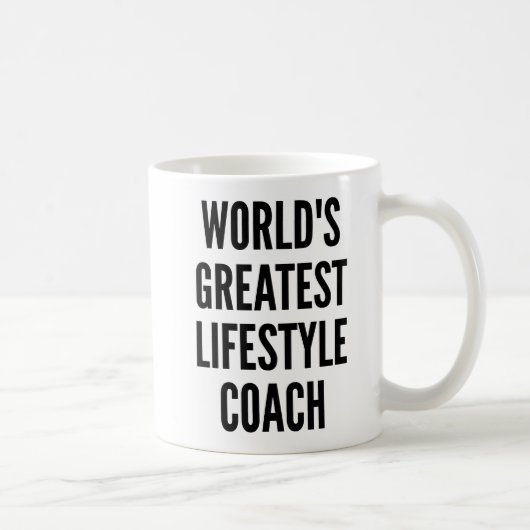 Weltbester Lifestyle-Coach Kaffeetasse (Rechts)