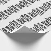 Weltbester LKW-Fahrer Geschenkpapier (Ecke)