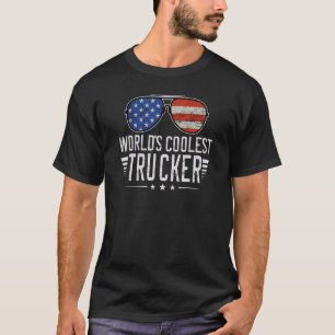Weltbester LKW-Fahrer   Truck Driver Vintage LKW T-Shirt