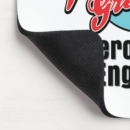 Weltbester Luftfahrtingenieur Mousepad (Ecke)