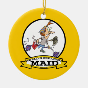 WELTBESTER MAID-CARTOON KERAMIK ORNAMENT
