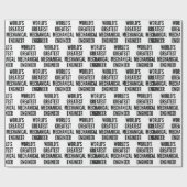 Weltbester Maschineningenieur Geschenkpapier (Flach)