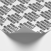 Weltbester Maschineningenieur Geschenkpapier (Ecke)