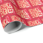 Weltbester Maschineningenieur Geschenkpapier (Rolleneckpunkt)