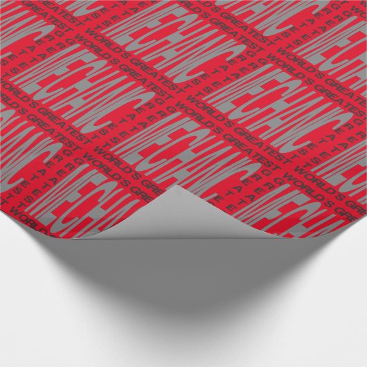 Weltbester Mechaniker Geschenkpapier (Ecke)