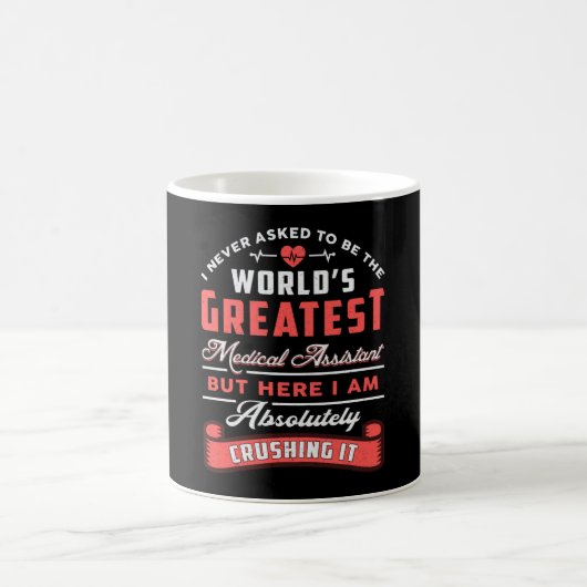 Weltbester medizinischer Assistent Doktor Funny Kaffeetasse (Mittel)