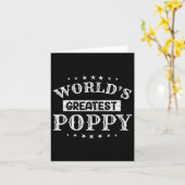 Weltbester Mohnvater Tag Großvater Männer Karte (Gelbe Blume)
