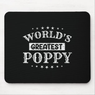 Weltbester Mohnvater Tag Großvater Männer Mousepad