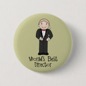 Weltbester Musik-Direktor Button (Vorderseite)