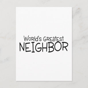 weltbester Nachbarn Postkarte