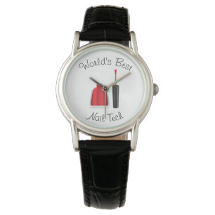Weltbester Nageltechniker Armbanduhr
