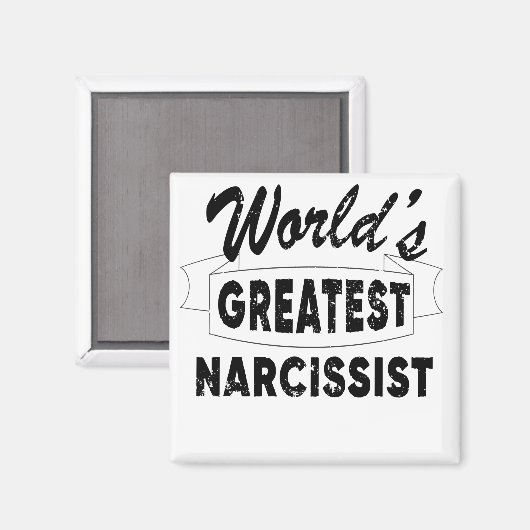 Weltbester Narcissist Magnet (Vorderseite/Rückseite)