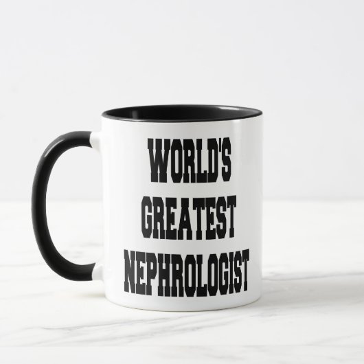 Weltbester Nephrologe Tasse (Links)
