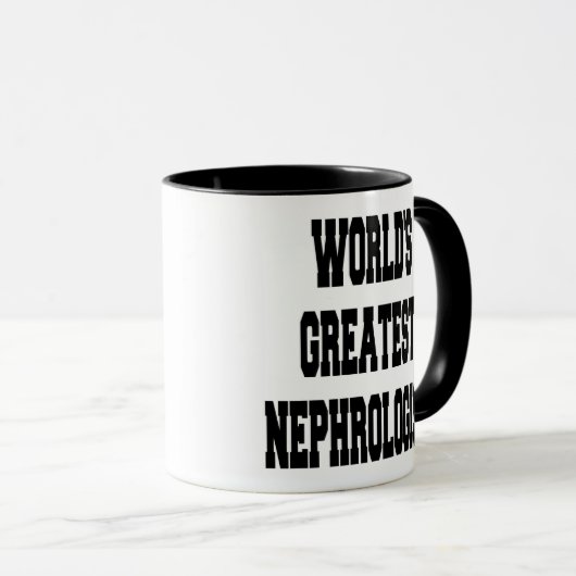 Weltbester Nephrologe Tasse (VorderseiteRechts)