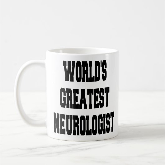 Weltbester Neurologe Kaffeetasse (Links)