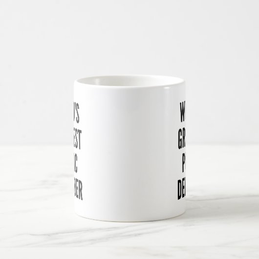 Weltbester öffentlicher Verteidiger Kaffeetasse (Mittel)