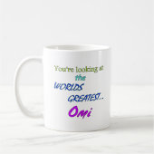 Weltbester Omi Kaffeetasse (Links)