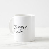 Weltbester Onkel Kaffeetasse (Vorderseite Links)