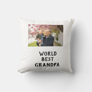 Weltbester Opa-Foto-Name Vatertag Opa Kissen