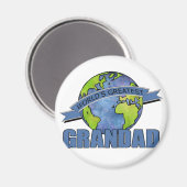Weltbester Opa Magnet (Vorderseite/Rückseite)
