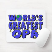 Weltbester Opa Mousepad (Mit Mouse)