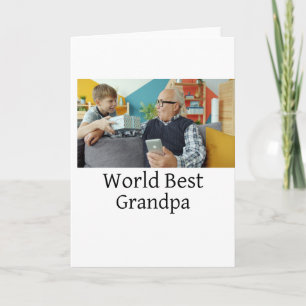 Weltbester Opa Namenstext Sporttext simpl Karte