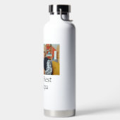 Weltbester Opa Namenstext Sporttext simpl Trinkflasche (links)