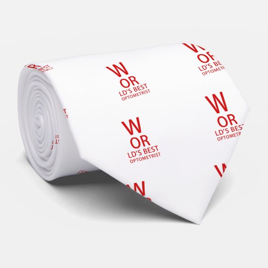 Weltbester Optometriker Krawatte (Gerollt)