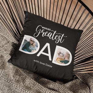 Weltbester Papa 2 Foto Kissen