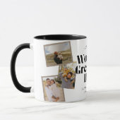 Weltbester Papa 6 Foto-Collage Tasse (Links)